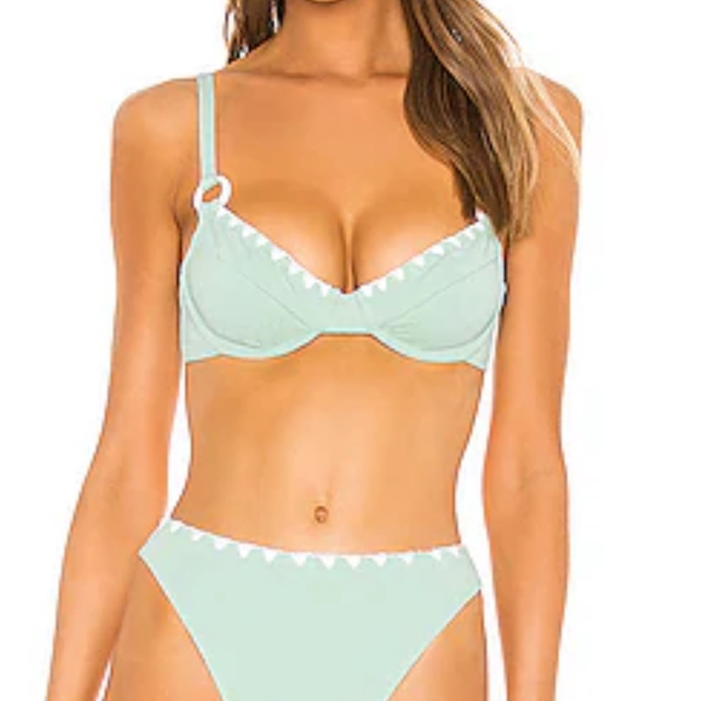 Tularosa Mona Mint Foam Bikini Set